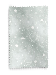 Sage Green Kids Space And Moon Made To Measure 100% Cotton Curtains - Image 9 of 9