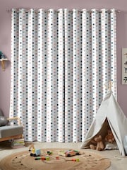 Multi Kids Polka Dots Made To Measure Curtains - Image 2 of 9