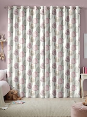 Blush Pink Trees Made To Measure Curtains - Image 2 of 9