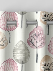 Blush Pink Trees Made To Measure Curtains - Image 7 of 9