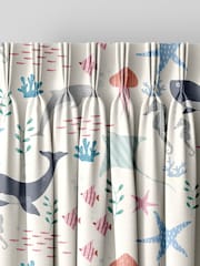 Natural Kids Sea Life Made To Measure 100% Cotton Curtains - Image 5 of 9