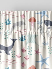Natural Kids Sea Life Made To Measure 100% Cotton Curtains - Image 6 of 9