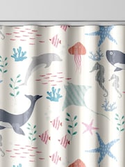 Natural Kids Sea Life Made To Measure 100% Cotton Curtains - Image 8 of 9