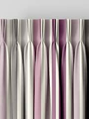 Pink Stripe Made To Measure 100% Cotton Curtains - Image 5 of 9