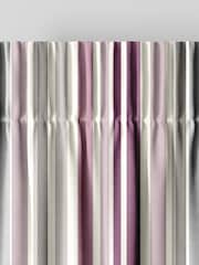 Pink Stripe Made To Measure 100% Cotton Curtains - Image 6 of 9