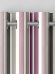 Pink Stripe Made To Measure 100% Cotton Curtains - Image 7 of 9