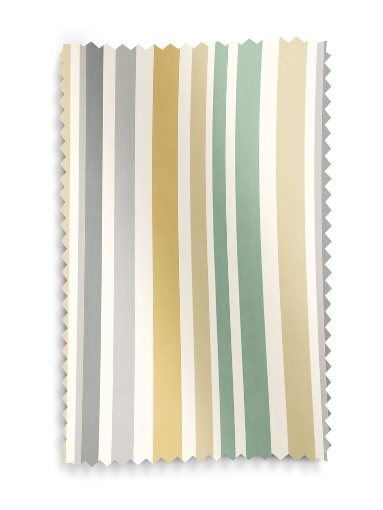 Yellow Multi Kids Stripe Made To Measure Curtains - Image 9 of 9