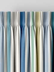 Blue Multi Kids Stripe Made To Measure Curtains - Image 5 of 9