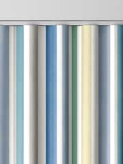 Blue Multi Kids Stripe Made To Measure Curtains - Image 8 of 9