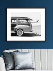 Brookpace Lascelles Black Surf Scene Photographic Picture in Satin Frame - Image 2 of 3
