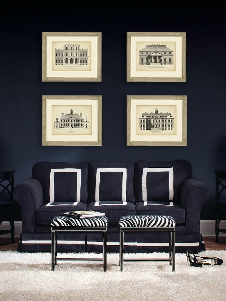 Brookpace Lascelles Gold Vintage Facade I in Antique Mirrored Frame - Image 2 of 3