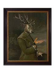 Brookpace Lascelles Green Earl of Lochnair Framed Wall Art - Image 2 of 3