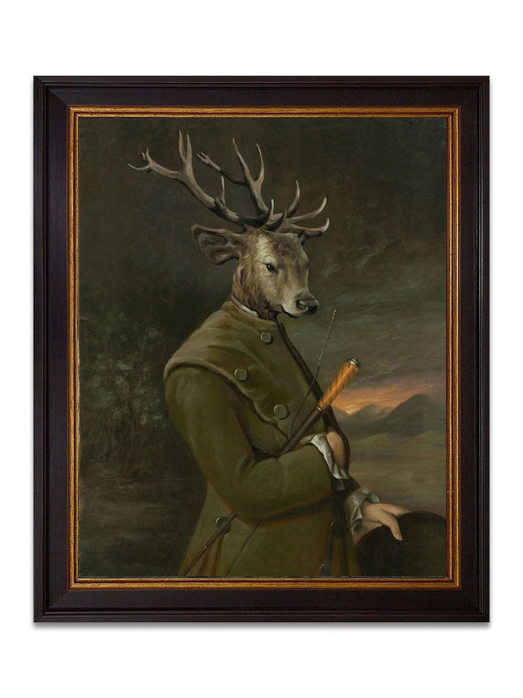 Brookpace Lascelles Green Earl of Lochnair Framed Wall Art - Image 2 of 3