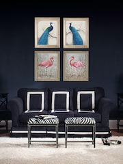Brookpace Lascelles Gold Peacock II in Antique Mirrored Frame - Image 2 of 3