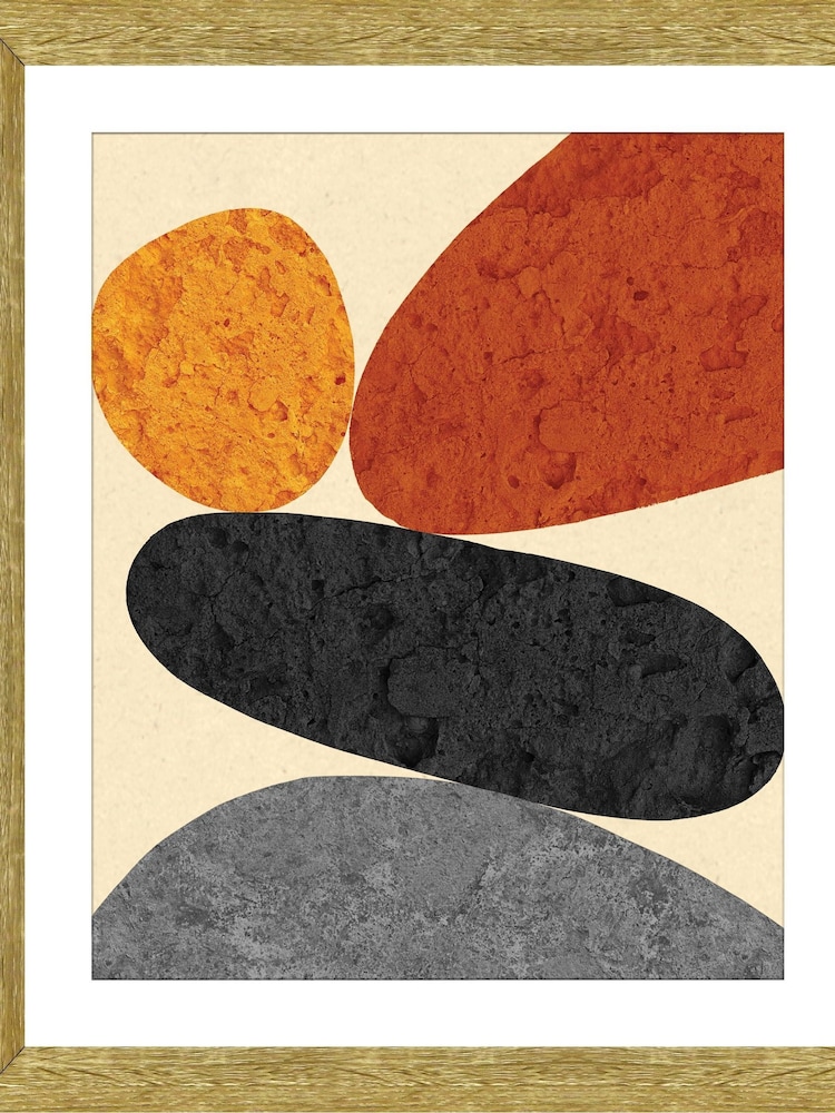 Brookpace Lascelles Brown Peter Arnold 'Desert Rocks 3' Framed Wall Art - Image 1 of 2