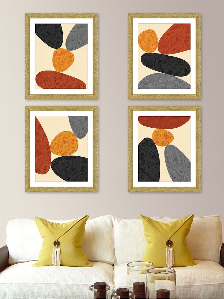 Brookpace Lascelles Brown Peter Arnold 'Desert Rocks 3' Framed Wall Art - Image 2 of 2