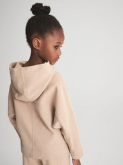 Reiss Pink Arden Senior Jersey Hoodie - Image 1 of 6