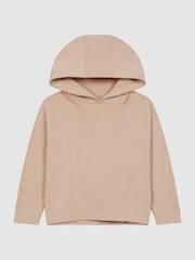 Reiss Pink Arden Senior Jersey Hoodie - Image 2 of 6