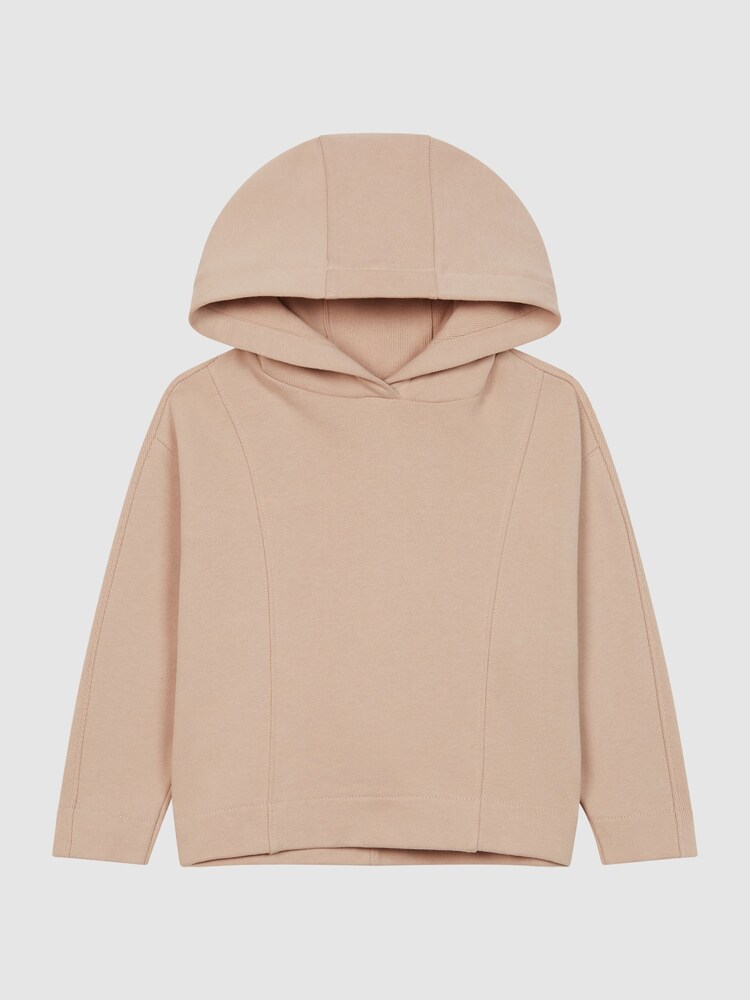 Reiss Pink Arden Senior Jersey Hoodie - Image 2 of 6