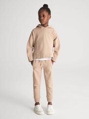 Reiss Pink Arden Senior Jersey Hoodie - Image 4 of 6