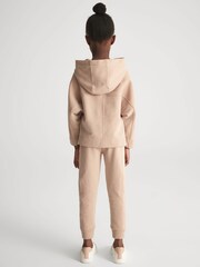 Reiss Pink Arden Senior Jersey Hoodie - Image 5 of 6