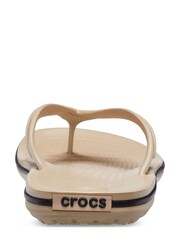 Crocs Brown Crocband Flip Flops - Image 3 of 4