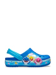 Crocs Blue Baby Shark Band Clogs - Image 1 of 5
