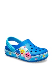 Crocs Blue Baby Shark Band Clogs - Image 2 of 5