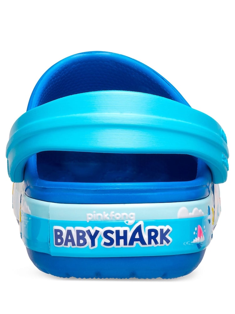 Crocs Blue Baby Shark Band Clogs - Image 5 of 5