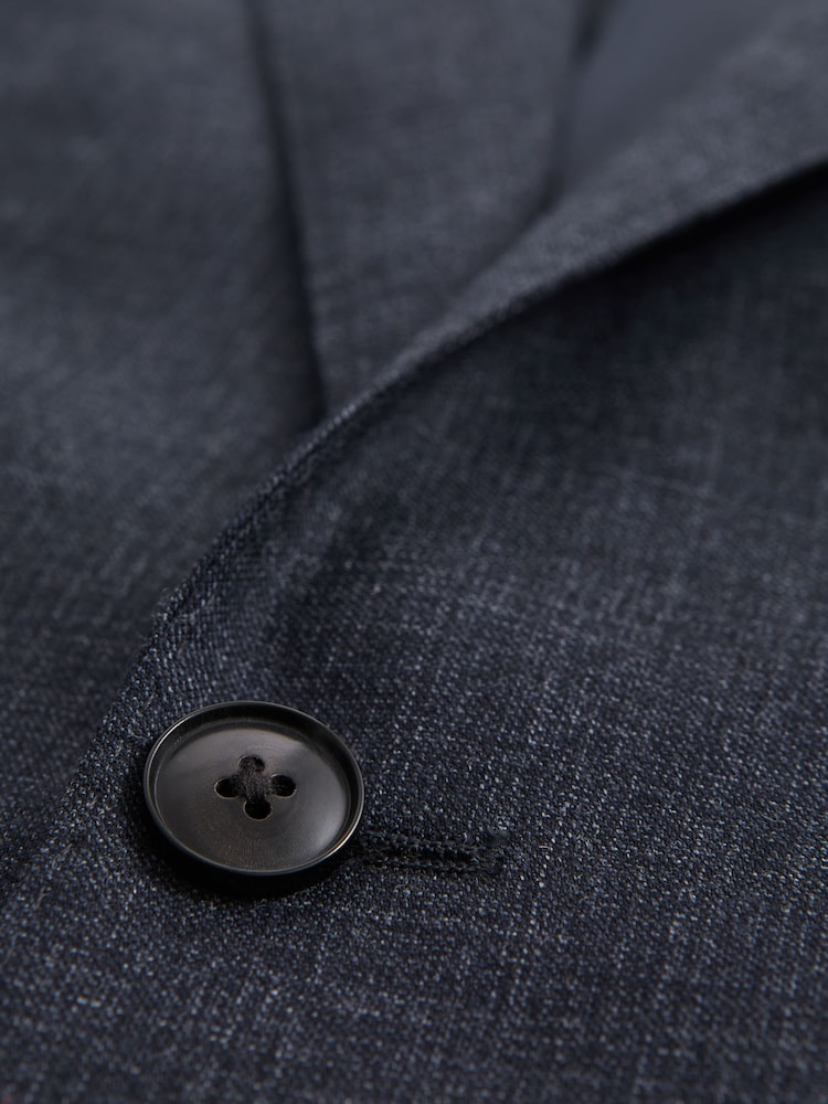 Reiss Dunn Single Breasted Wool Suit Slim Fit Blazer - Imagen 6 de 6