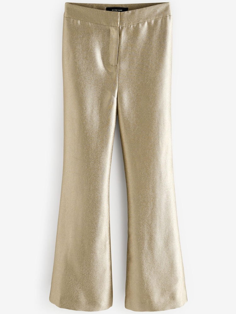 Gold Myleene Klass Tailored Slim Flare Trousers - Image 5 of 5