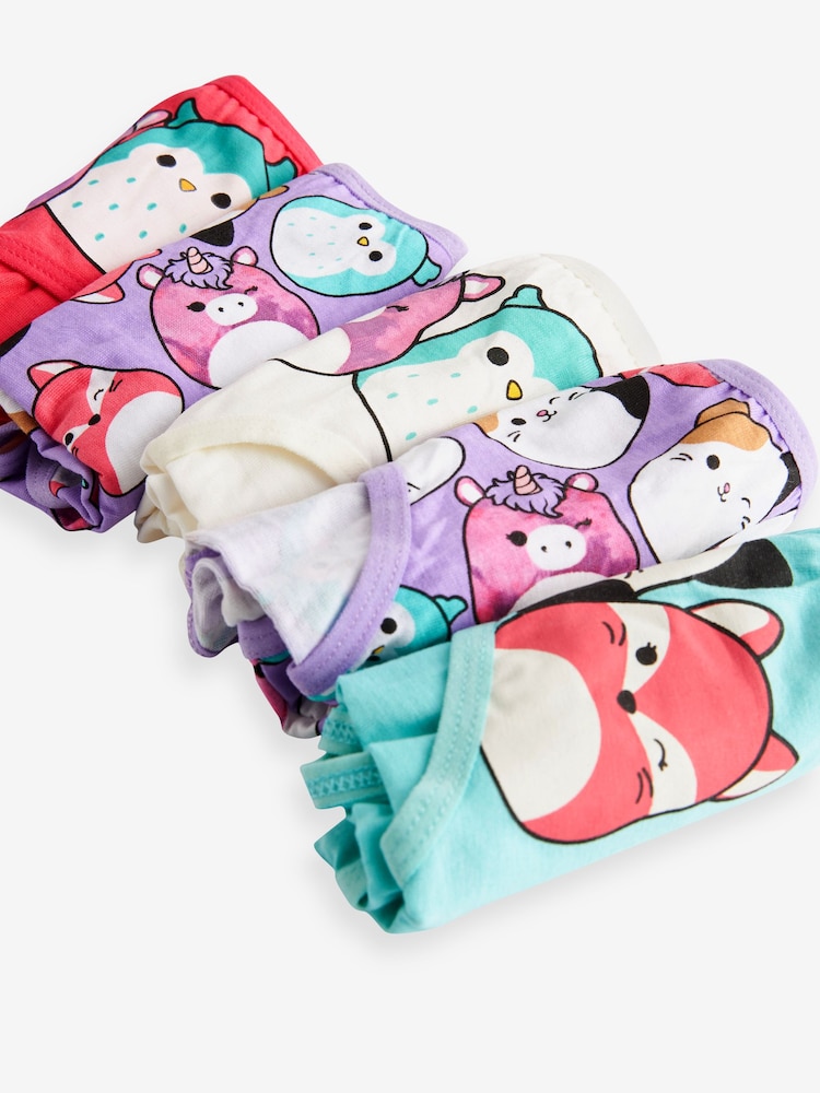 Красный/зеленый - 100% Хлопковые трусы Squishmallow Briefs 5 набор (5-14гг.) - Image 3 of 3
