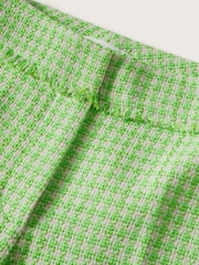 Mango Green Tweed Culotte Trousers - Image 6 of 7