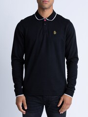 Luke 1977 Black Long Meadtastic Polo Shirt - Image 1 of 4