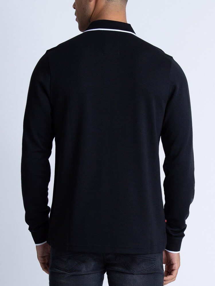 Luke 1977 Black Long Meadtastic Polo Shirt - Image 2 of 4