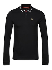 Luke 1977 Black Long Meadtastic Polo Shirt - Image 3 of 4