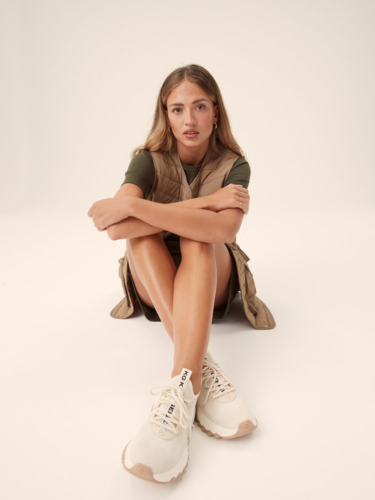 KG Kurt Geiger Lowell Knit Trainers - Image 1 of 8
