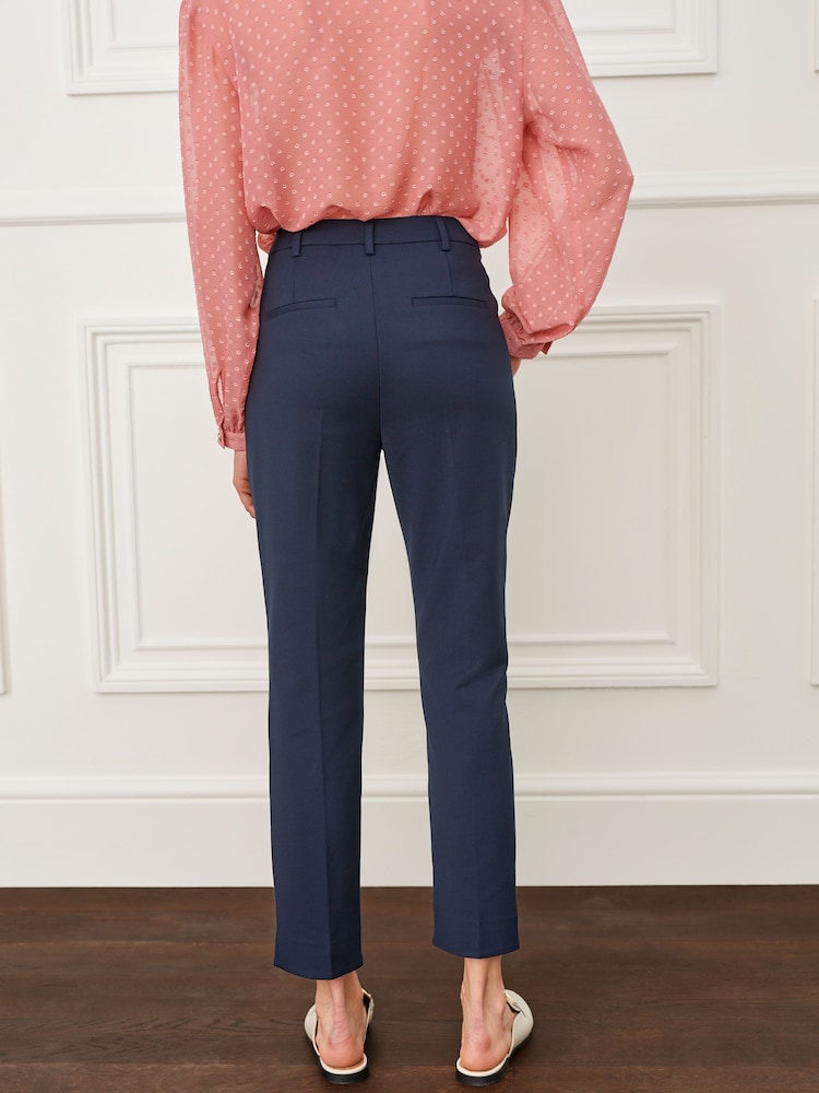 Marineblau/blau - Tailored Caprihose - Bild 2 von 4 Marineblau/blau - Tailored Caprihose - Bild 2 von 4