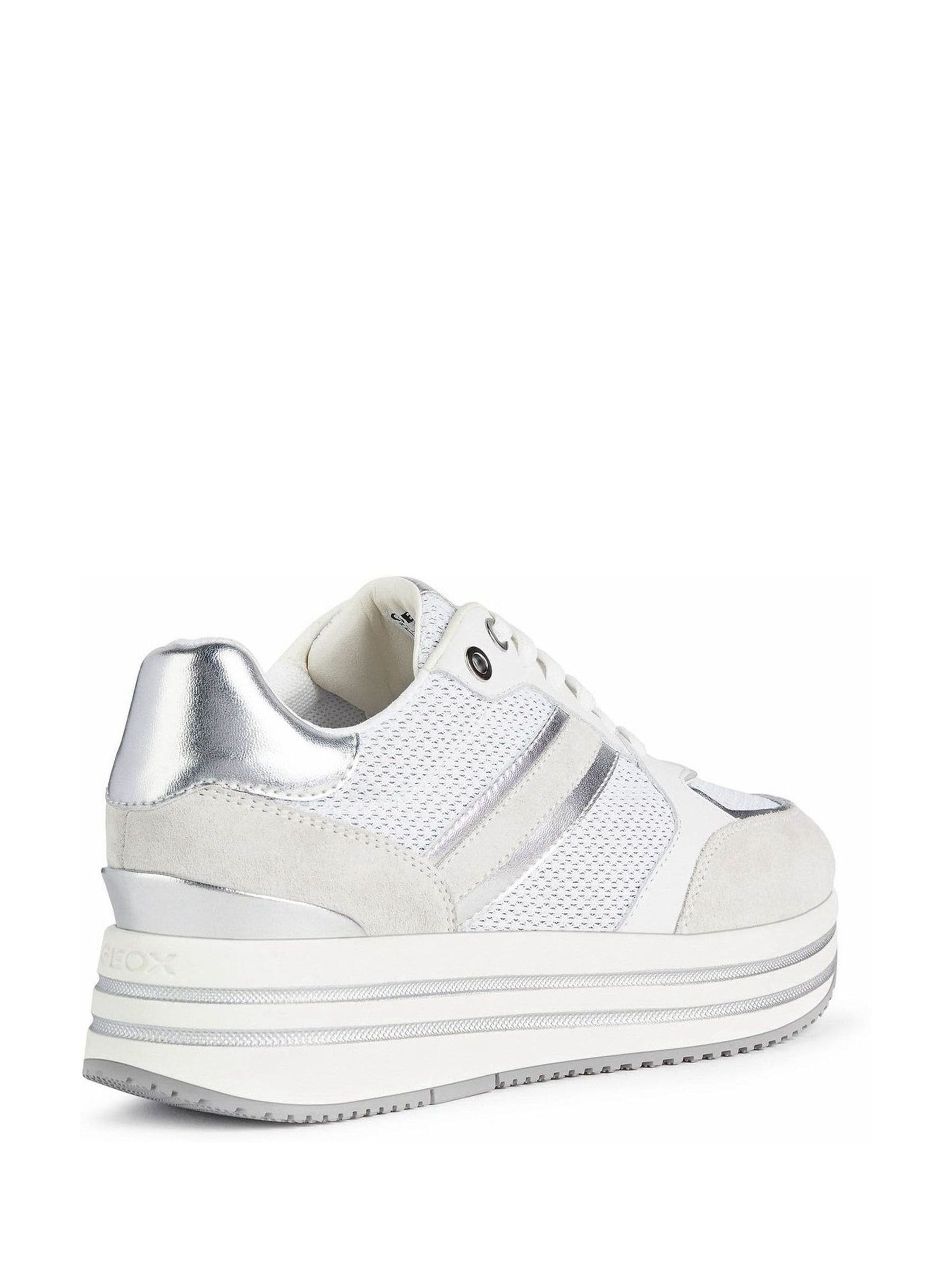 Geox Kency White Trainers