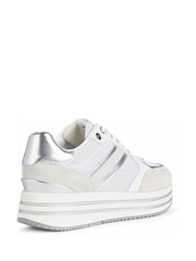 Geox Kency White Trainers - Image 3 of 4