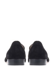 Jones Bootmaker Black Roscoe Suede Penny Loafers - Image 3 of 5