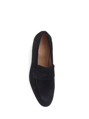 Jones Bootmaker Black Roscoe Suede Penny Loafers - Image 4 of 5