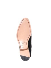 Jones Bootmaker Black Roscoe Suede Penny Loafers - Image 5 of 5