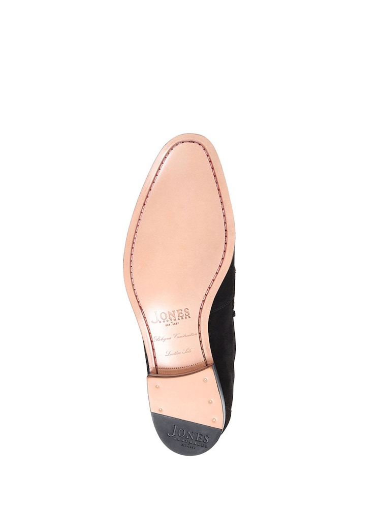 Jones Bootmaker Black Roscoe Suede Penny Loafers - Image 5 of 5
