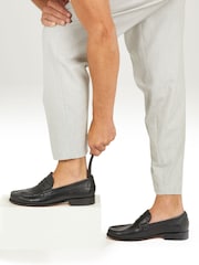 Jones Bootmaker Rivers Leather Penny Loafers - Image 1 of 6
