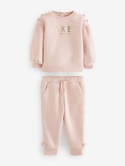 Baker by Ted Baker (0-6yrs) Bow Sweater and Joggers Set - Image 1 of 7