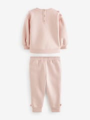 Baker by Ted Baker (0-6yrs) Bow Sweater and Joggers Set - Image 2 of 7