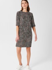 Hobbs Iza Black Tunic Dress - Image 1 of 4