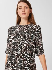 Hobbs Iza Black Tunic Dress - Image 3 of 4
