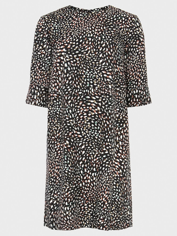 Hobbs Iza Black Tunic Dress - Image 4 of 4